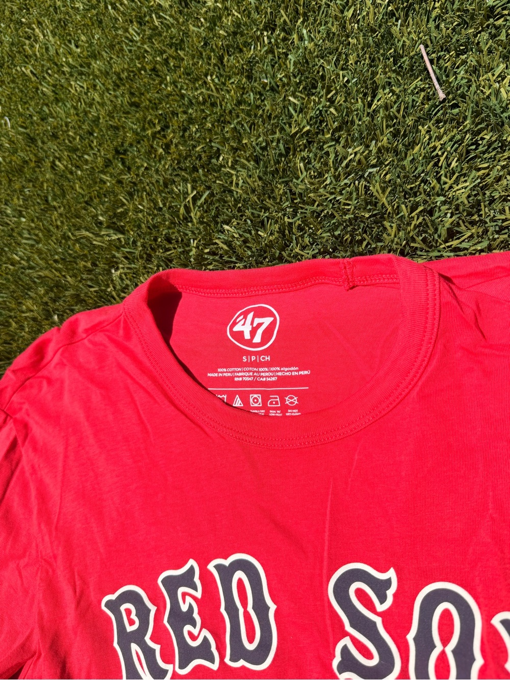 Boston Red Sox 47 Brand Red Sox Long Sleeve Shirt - Red - Picture 2 of 3